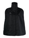 Coperni Logo-patch Bomber Cape In Black