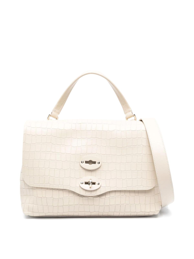 Zanellato Large Postina Tote Bag In Beige