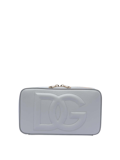 Dolce & Gabbana Dg Logo Crossbody Bag In Grey