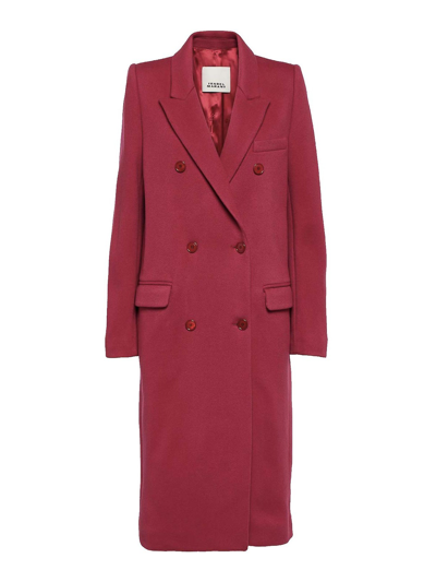 Isabel Marant Enarryli Wool And Cashmere Coat In Multicolor