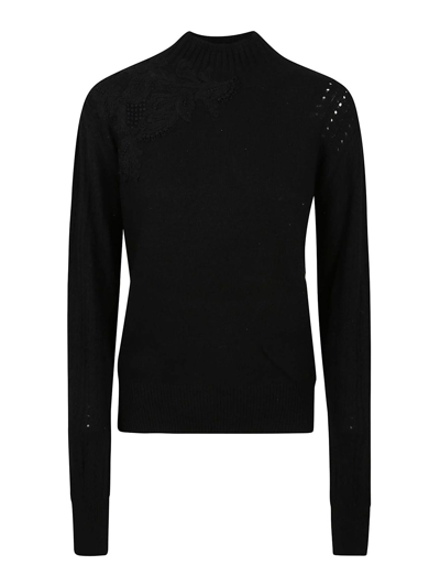 Ermanno Scervino Turtleneck Sweater In Black