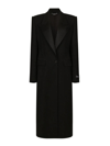 Dolce & Gabbana Single Button Coat In Black