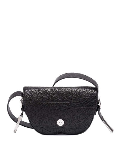 Burberry Luxurious Small Calf Grain Leather Black Satchel Handbag For Women