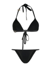 Dolce & Gabbana Triangle-cup Bikini Set In Black