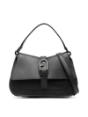 Furla Medium Top Handle Bag With Adjustable Strap In Black
