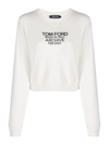 Tom Ford Logo-print Cotton Sweatshirt In Black
