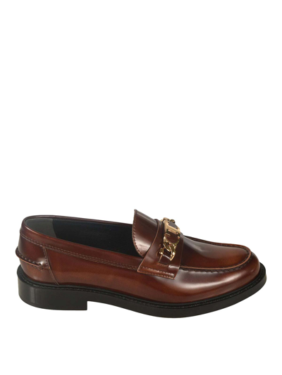 Tod's Flat Shoes In Marrón