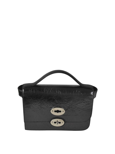 Zanellato Medium Black Postina Bag