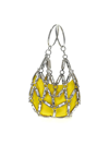 Dsquared2 Cage Embellished Chain-link Detailed Tote Bag In Yellow