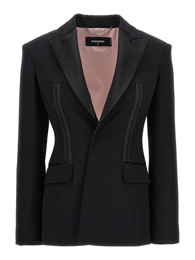 Dsquared2 Dana Blazer In Black