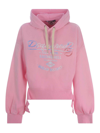 DSQUARED2 HOODED SWEATSHIRT  IN COTTON