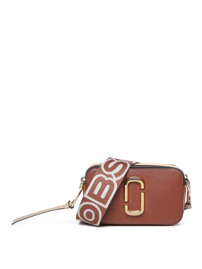 Marc Jacobs The Snapshot Argan Oil Crossbody Bag In Brown
