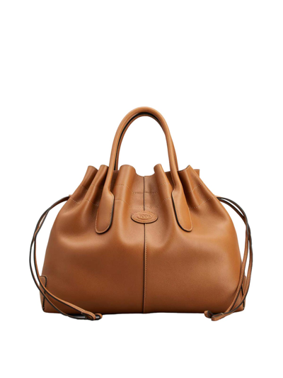 Tod's Leather Bag In Brown