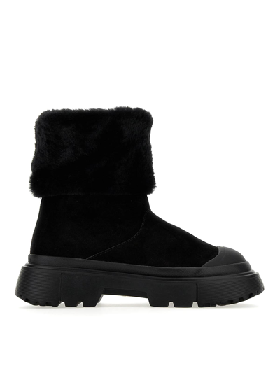 Hogan Winter Boots In Black