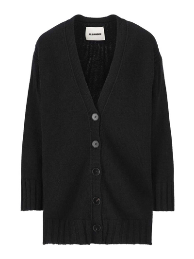 Jil Sander Cardigan In Black