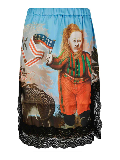 Charles Jeffrey Loverboy Slip Skirt In Multicolour