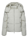 WOOLRICH ALSEA WHITE NYLON PUFFER JACKET