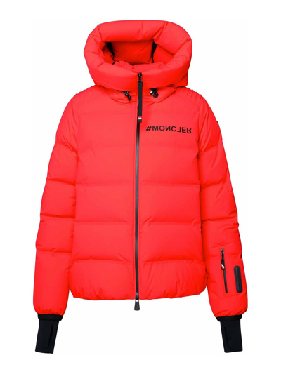 Moncler Grenoble Woman Piumino Suisses In Red