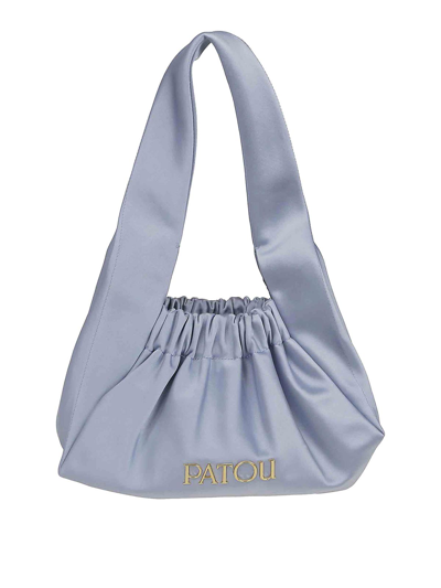 Patou Hobo Bag In Light Grey