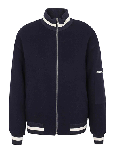 Msgm Jacket  Woman Color Blue In Dark Blue