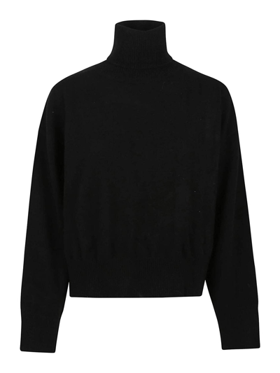 P.a.r.o.s.h Turtle-neck Sweater In Negro