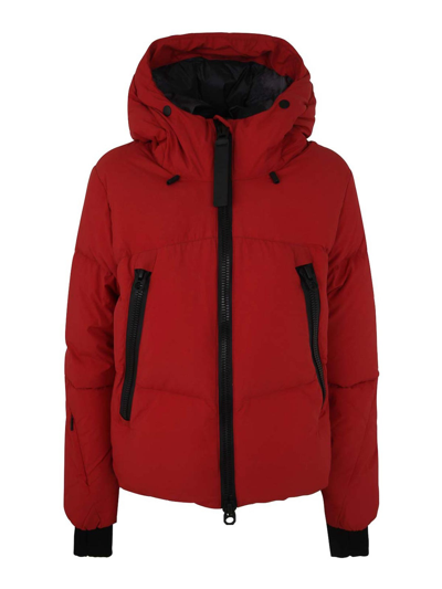 Jg1 Padded Jacket With Hood Clothing In Rojo