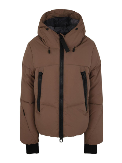 Jg1 Padded Jacket With Hood Clothing In Brown