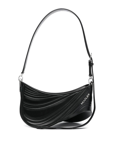 Mugler Shoulder Bag In Black