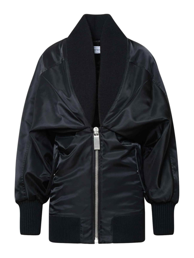 Off-white Off White Puff Dress In Black