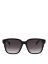 Alexander Mcqueen Gradient Square-frame Sunglasses In Black