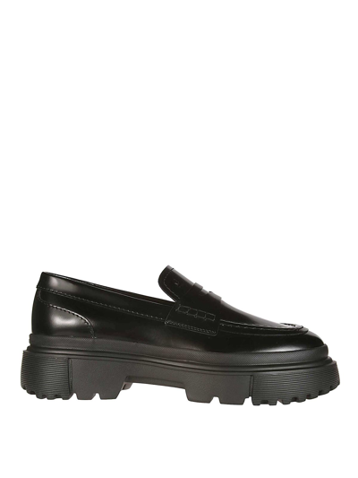 Hogan H619 Loafers In Negro