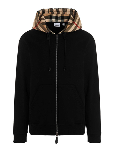 BURBERRY SUDADERA - NEGRO