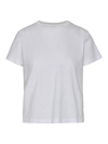 Khaite Woman White Cotton Emmylou T-shirt In Blanco