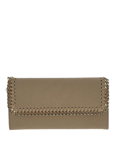 Stella Mccartney Wallet In Beige