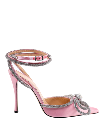 Mach&mach Satin Slingback In Color Carne Y Neutral