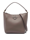 TORY BURCH MCGRAW SMALL LEATHER BUCKET BAG