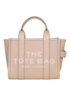 MARC JACOBS THE SMALL TOTE IN CAMEL colourED LEATHER