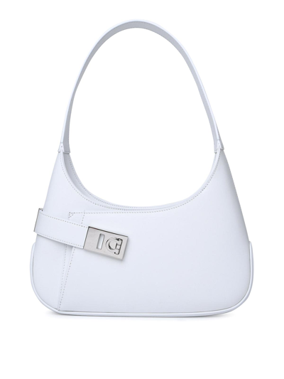 Ferragamo Salvatore  Asymmetric Pocket Hobo Bag In White