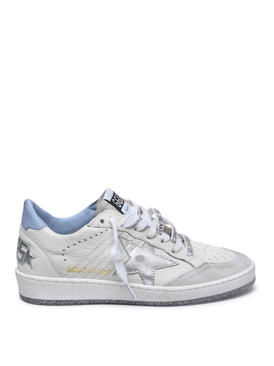 Golden Goose Sneaker Ball Star Talazzurro In Blanco