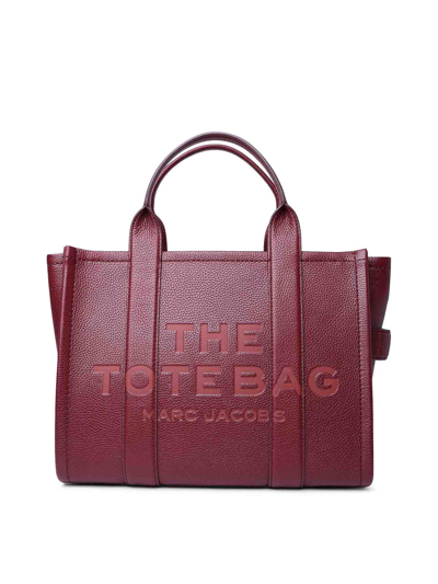 Marc Jacobs Medium Tote Bag In Dark Red