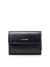 Jil Sander Logo-print Detail Wallet In Black