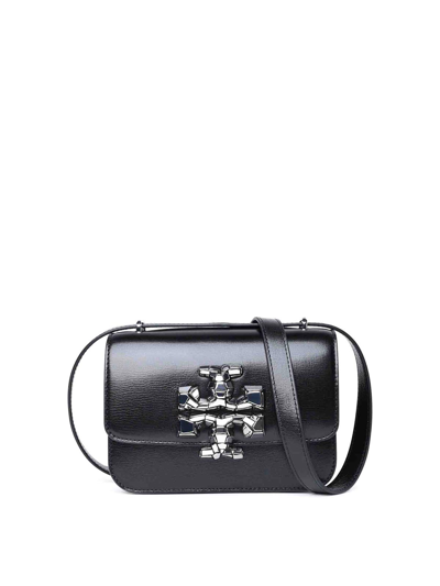 Tory Burch Small Eleanor Shoulder Bag In Black