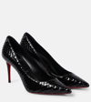 CHRISTIAN LOUBOUTIN KATE EMBOSSED LEATHER PUMPS