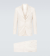 Brunello Cucinelli Single-breasted Linen-blend Suit In Beige