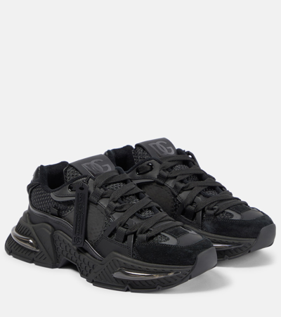 Dolce & Gabbana Airmaster Sneakers In Black