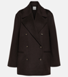 TOTÊME DOUBLE-BREASTED WOOL PEACOAT