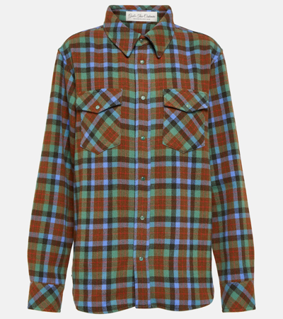 God's True Cashmere Tartan Cashmere Shirt In Multicoloured