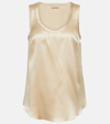 BRUNELLO CUCINELLI SILK-BLEND TANK TOP