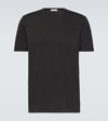 The Row Luke Cotton T-shirt In Black