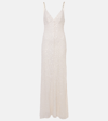 JENNY PACKHAM BRIDAL NORA SEQUINED SILK GOWN